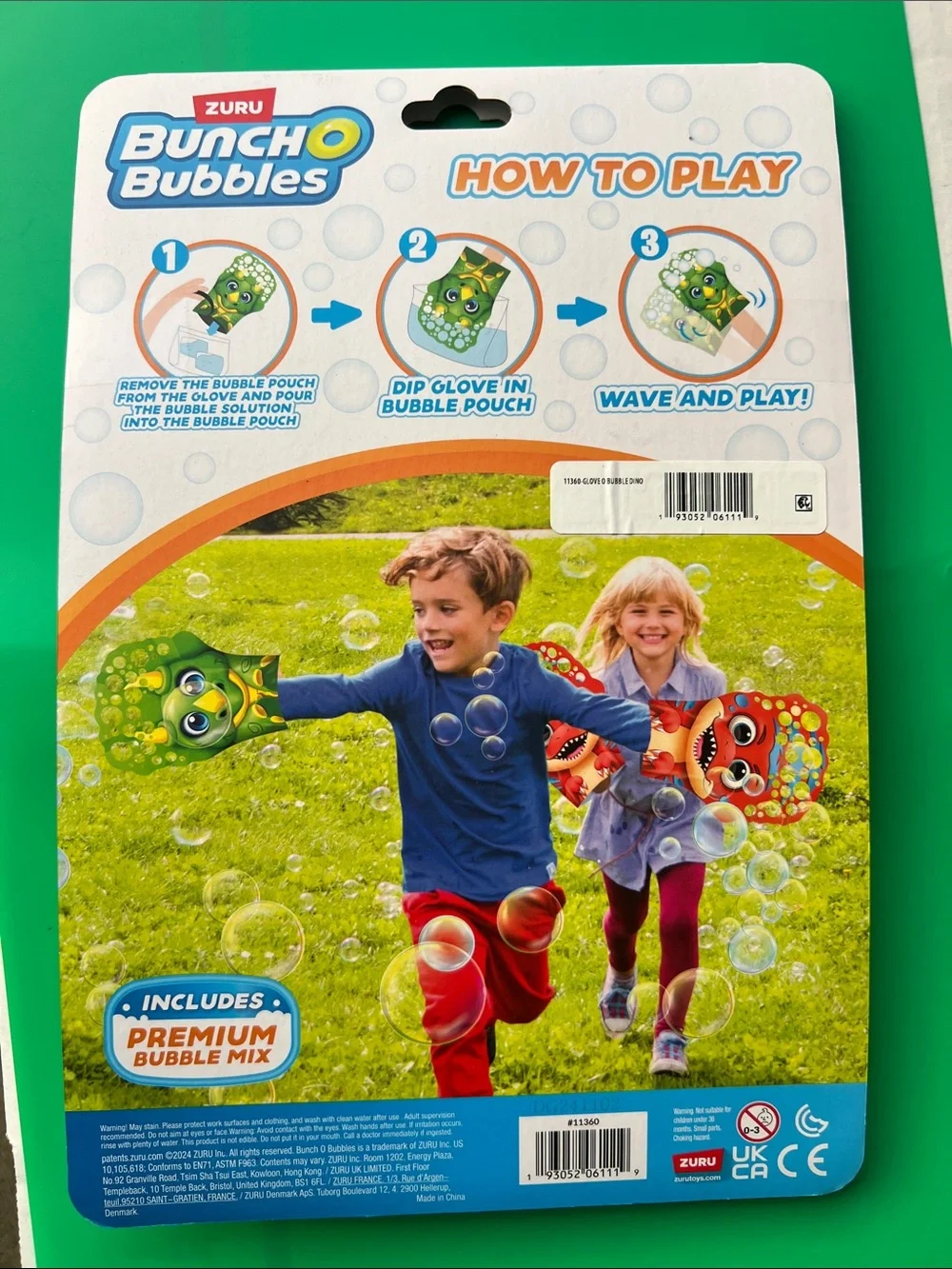 Buncho bubbles zuru glove